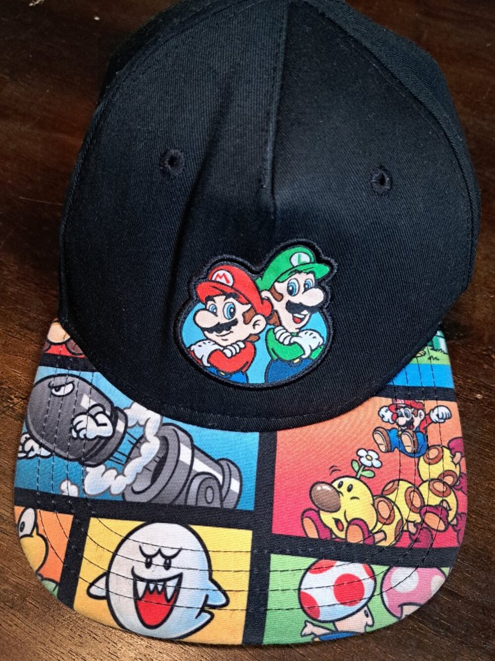 Nintendo Super Mario Ball Cap Youth OS Mario and Luigi